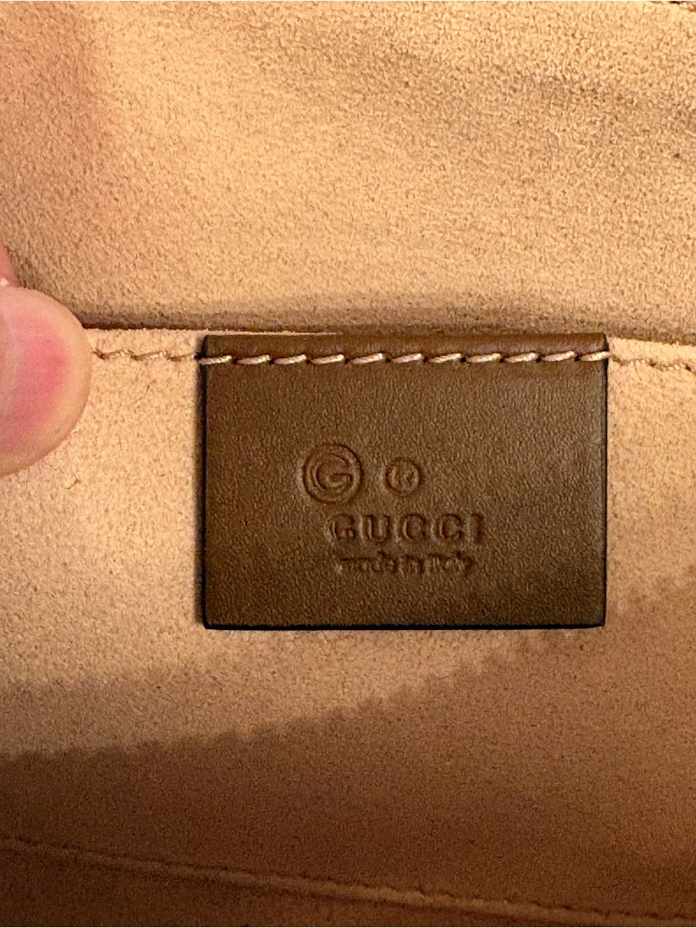 Gucci GG Supreme Canvas Chain Shoulder Bag Wristlet Clutch - Picture 7 of 12